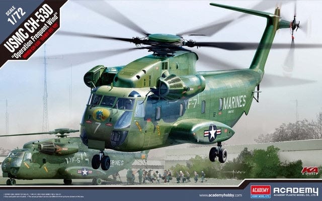 Academy Scale Model Kits 1/72 Academy USMC CH-53D Sea Stallion ''Operation Frequent Wind''