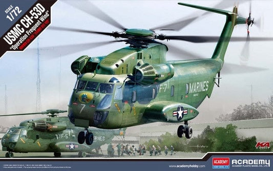 Academy Scale Model Kits 1/72 Academy USMC CH-53D Sea Stallion ''Operation Frequent Wind''