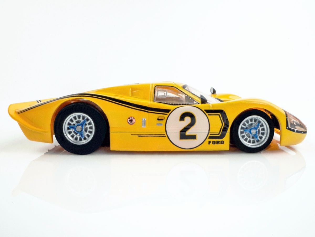 AFX Racing Remote Control Toy Accessories 1/64 AFX Mega-G+ 1967 Le Mans Ford GT40 Mk.IV - Yellow