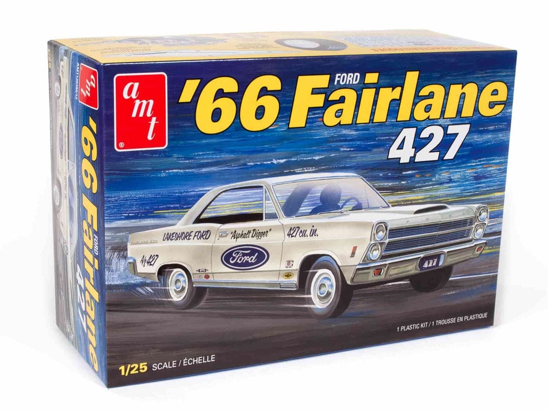 AMT Scale Model Kits 1/25 AMT 1966 Ford Fairlane 427