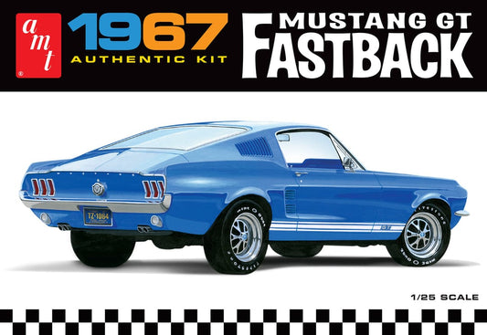 AMT Scale Model Kits 1/25 AMT 1967 Ford Mustang GT Fastback