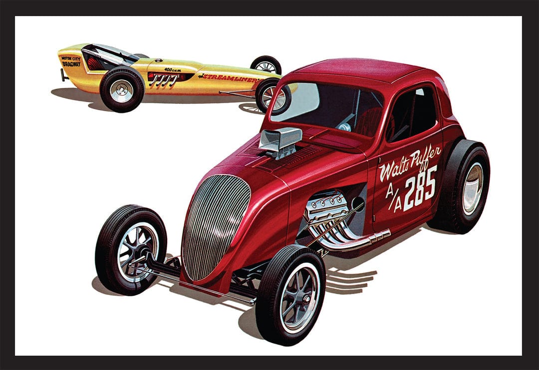 AMT Scale Model Kits 1/25 AMT Fiat Double Dragster