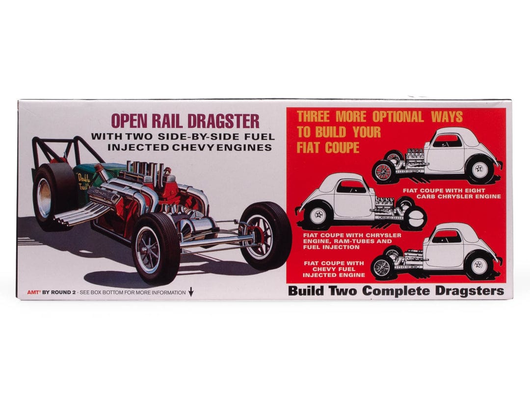 AMT Scale Model Kits 1/25 AMT Fiat Double Dragster
