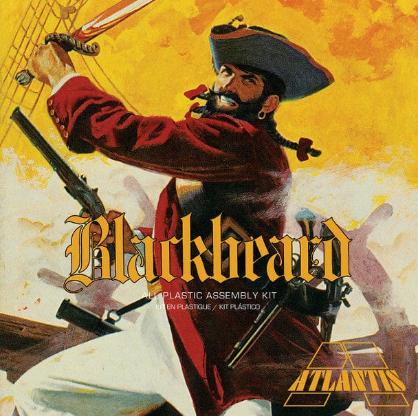 Atlantis Model Scale Model Kits 1/10 Atlantis Model Blackbeard The Pirate