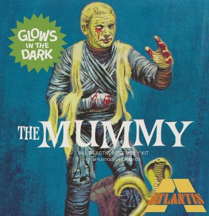 Atlantis Model Scale Model Kits 1/8 Atlantis Model Glow in the Dark Lon Chaney Jr. Mummy