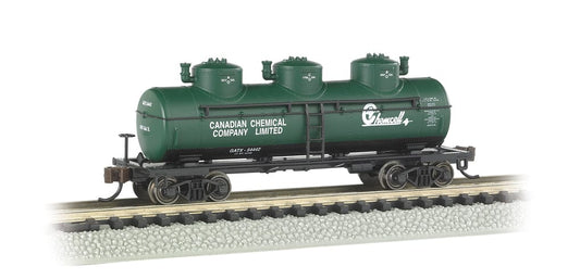 Bachmann Toy Trains & Train Sets Bachmann N Scale Chemcell - 3-Dome Tank Car