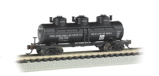 Bachmann Toy Trains & Train Sets Bachmann N Scale Philadelphia Quartz Co. - 3-Dome Tank Car