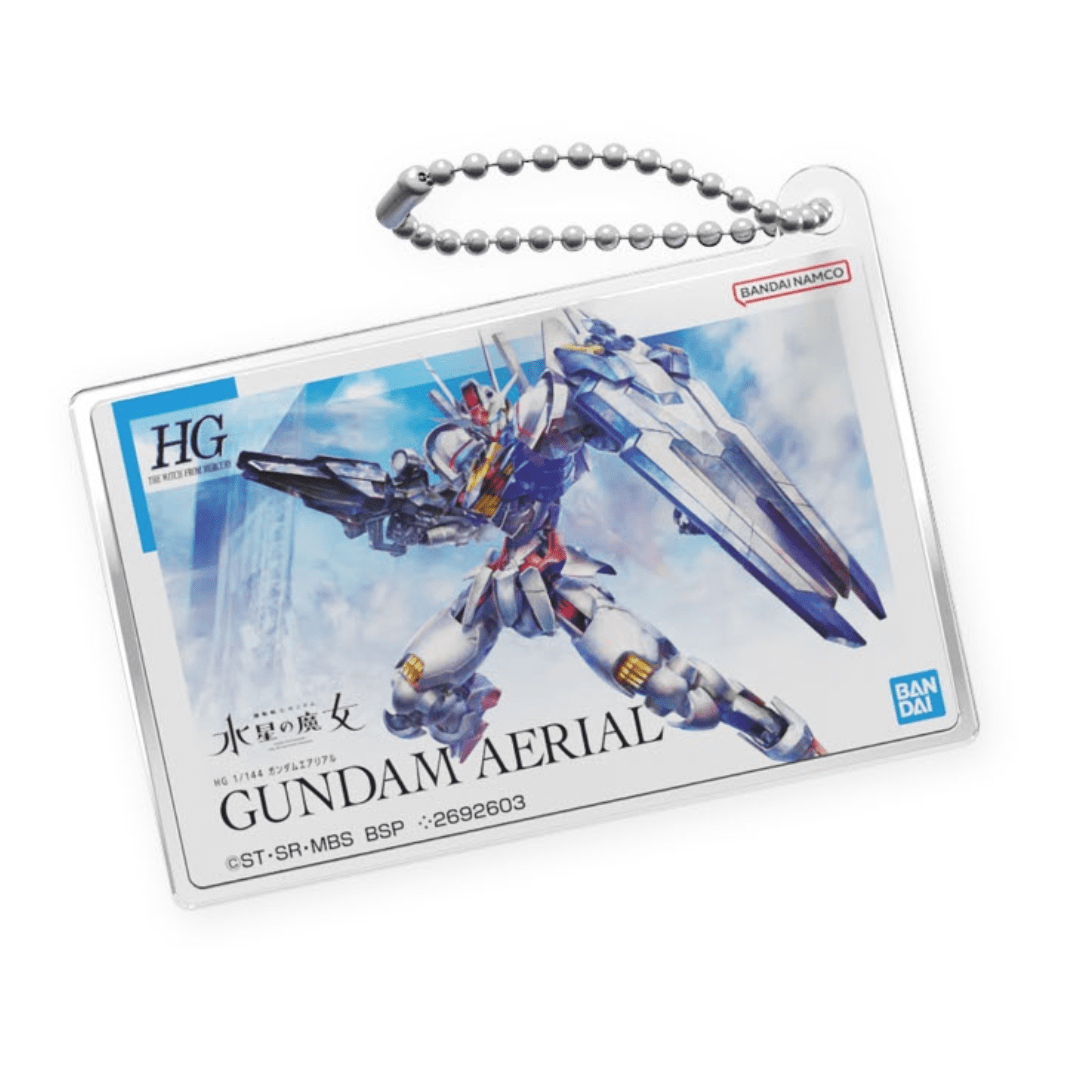 Bandai Apparel & Accessories Gundam Aerial Witch from Mercury Package Art Acrylic Ball Chain