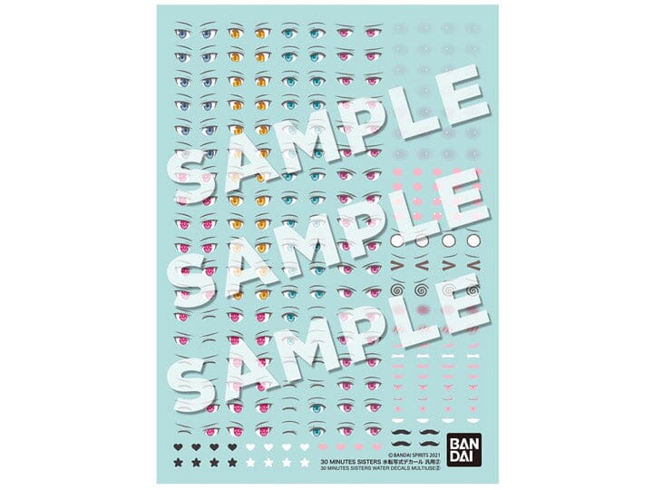 Bandai Scale Model Accessories 1/144 30MS Water Decals #02 Multiuse 2