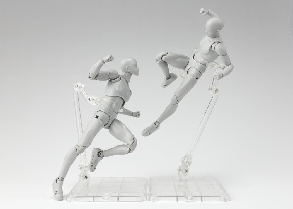 Bandai Scale Model Accessories Bandia Tamashii Stage Act. 4 for Humanoid Stand Support (Clear)