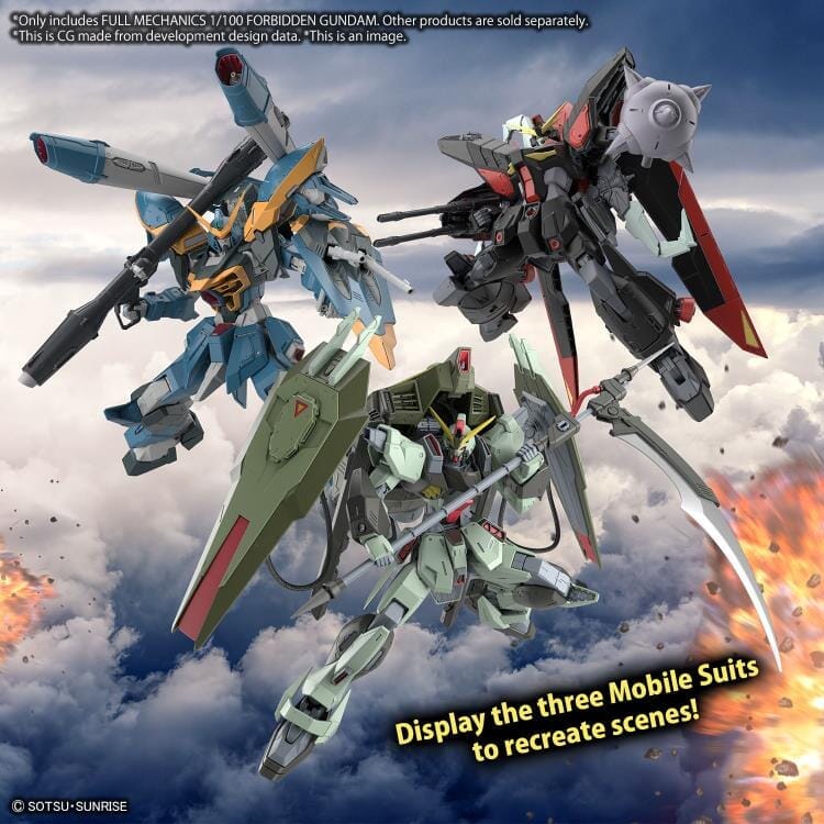 Bandai Scale Model Kits 1/100 Full Mechanics Forbidden Gundam