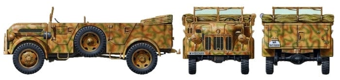 Bandai Scale Model Kits 1/48 Tamiya German Steyr 1500A/01