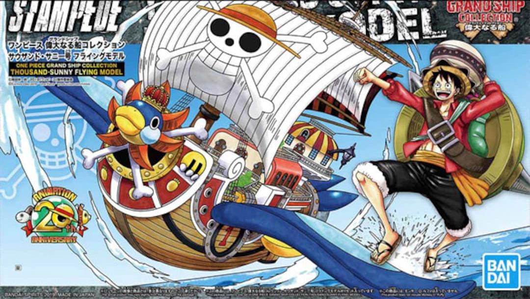 Bandai Scale Model Kits One Piece Grand Ship Collection - Thousand Sunny Flying Model
