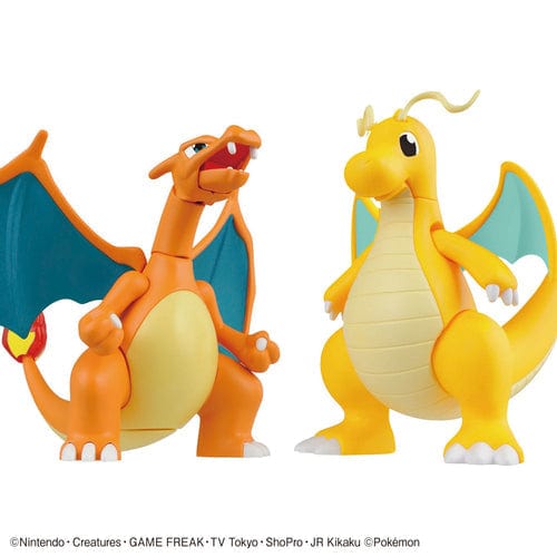 Bandai Scale Model Kits Pokemon Model Kit #43 Charizard & Dragonite