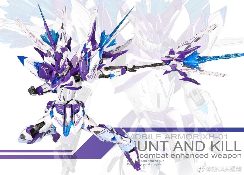 Clarksville Hobby Depot LLC 1/100 SNAA Model XH-01 Astral Soul Series Hunter Falcon Model Kit (Revival Ver.) (Soul Awakening Ver.)