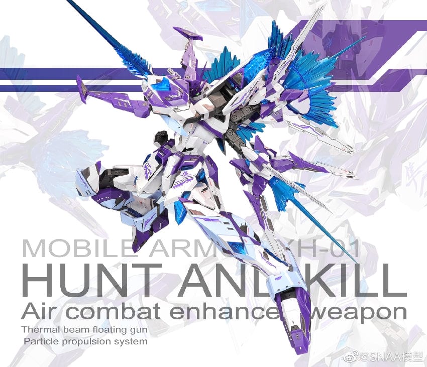 Clarksville Hobby Depot LLC 1/100 SNAA Model XH-01 Astral Soul Series Hunter Falcon Model Kit (Revival Ver.) (Soul Awakening Ver.)