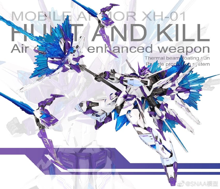 Clarksville Hobby Depot LLC 1/100 SNAA Model XH-01 Astral Soul Series Hunter Falcon Model Kit (Revival Ver.) (Soul Awakening Ver.)