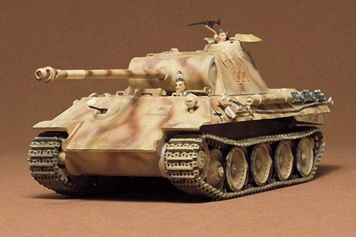 Clarksville Hobby Depot LLC 1/35 Tamiya German Panther Med Tank Panzerkampfwagen V Panther Sd.kfz.171 Ausf.A