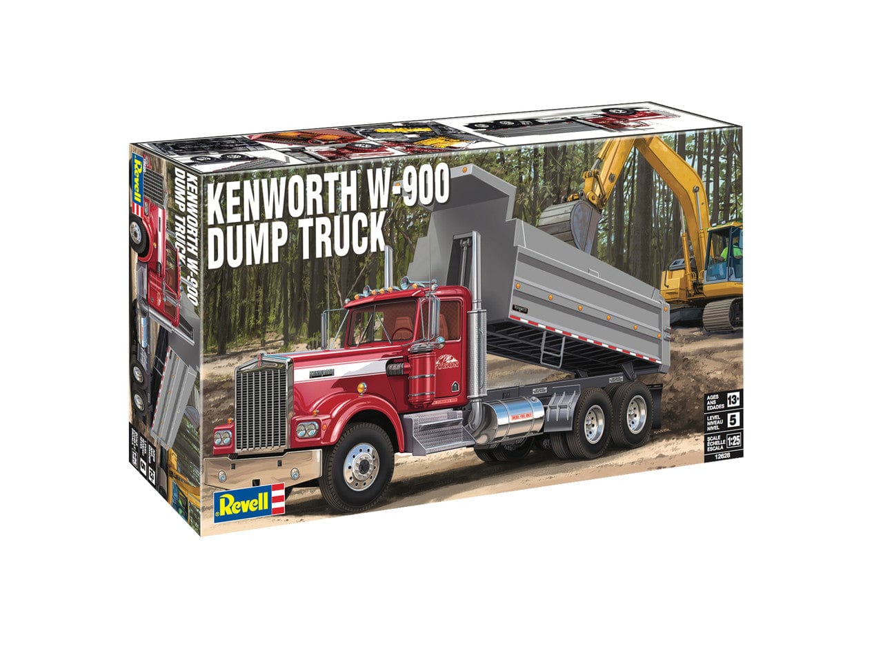 Clarksville Hobby Depot LLC Scale Model Kits 1/25 Revell Kenworth W900 Dump Truck