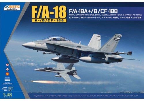 Clarksville Hobby Depot LLC Scale Model Kits 1/48 Kinetic Model Kits F/A-18A+/B/CF-188