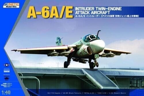 Clarksville Hobby Depot LLC Scale Model Kits 1/48 Kinetic Model Kits Grumman A-6E Intruder USN