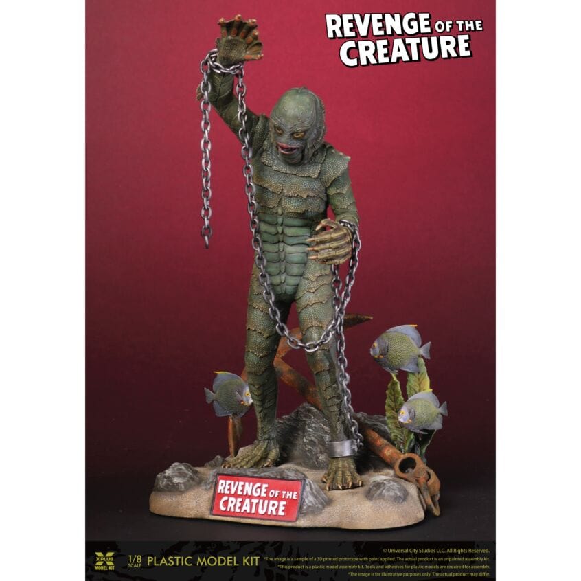 Clarksville Hobby Depot LLC Scale Model Kits 1/8 X-Plus Revenge of the Creature From The Black Lagoon