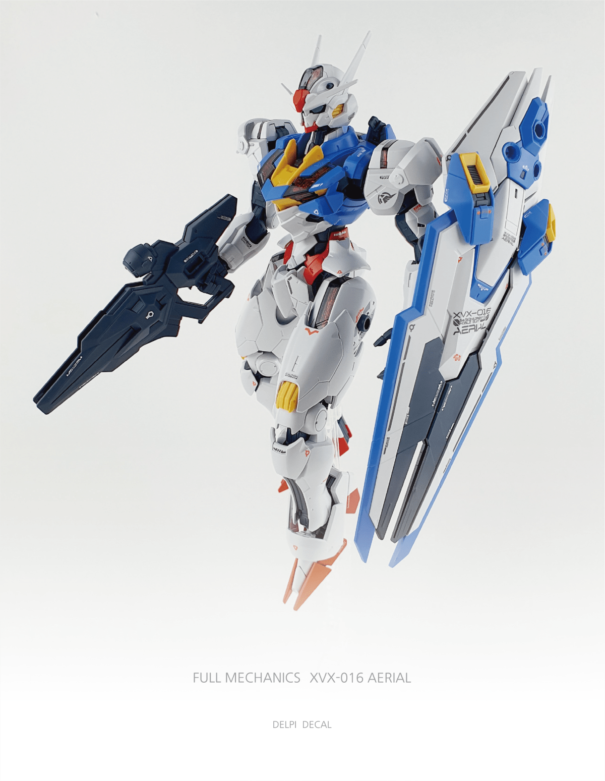 DELPI Scale Model Accessories 1/100 Delpi Decal FM Full Mechanics Aerial (Normal and Holo) Water Decal
