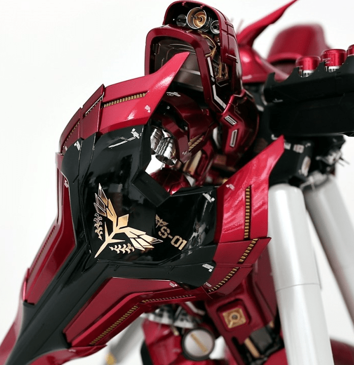 DELPI Scale Model Accessories 1/100 MG Delpi Decal MG Sazabi Ver. Ka Shield Part Gold Metal Sticker