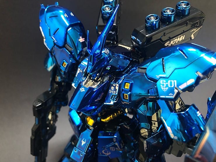 DELPI Scale Model Accessories 1/144 RG Sazabi Silver Holo Water Decal
