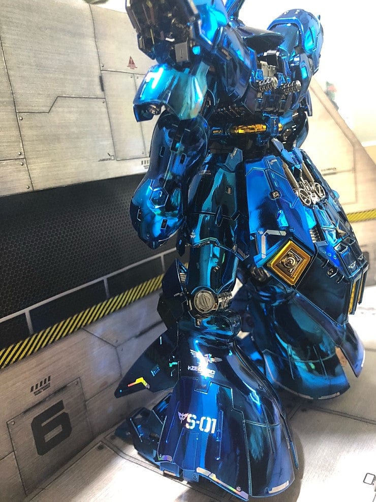 DELPI Scale Model Accessories 1/144 RG Sazabi Silver Holo Water Decal