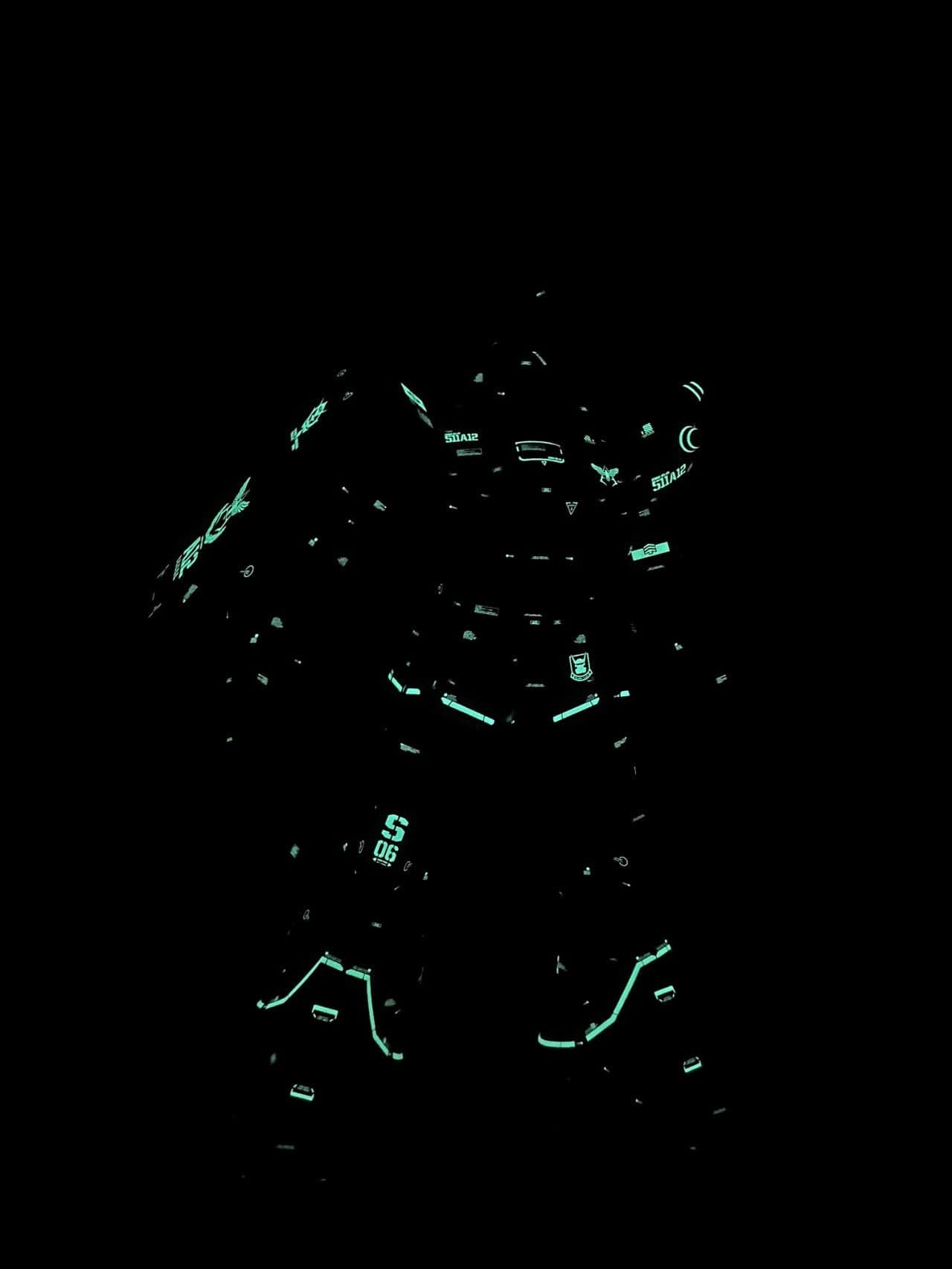 DELPI Scale Model Accessories Luminous 1/60 Delpi Decal PG Zaku II Water Decal (Normal and Luminous)