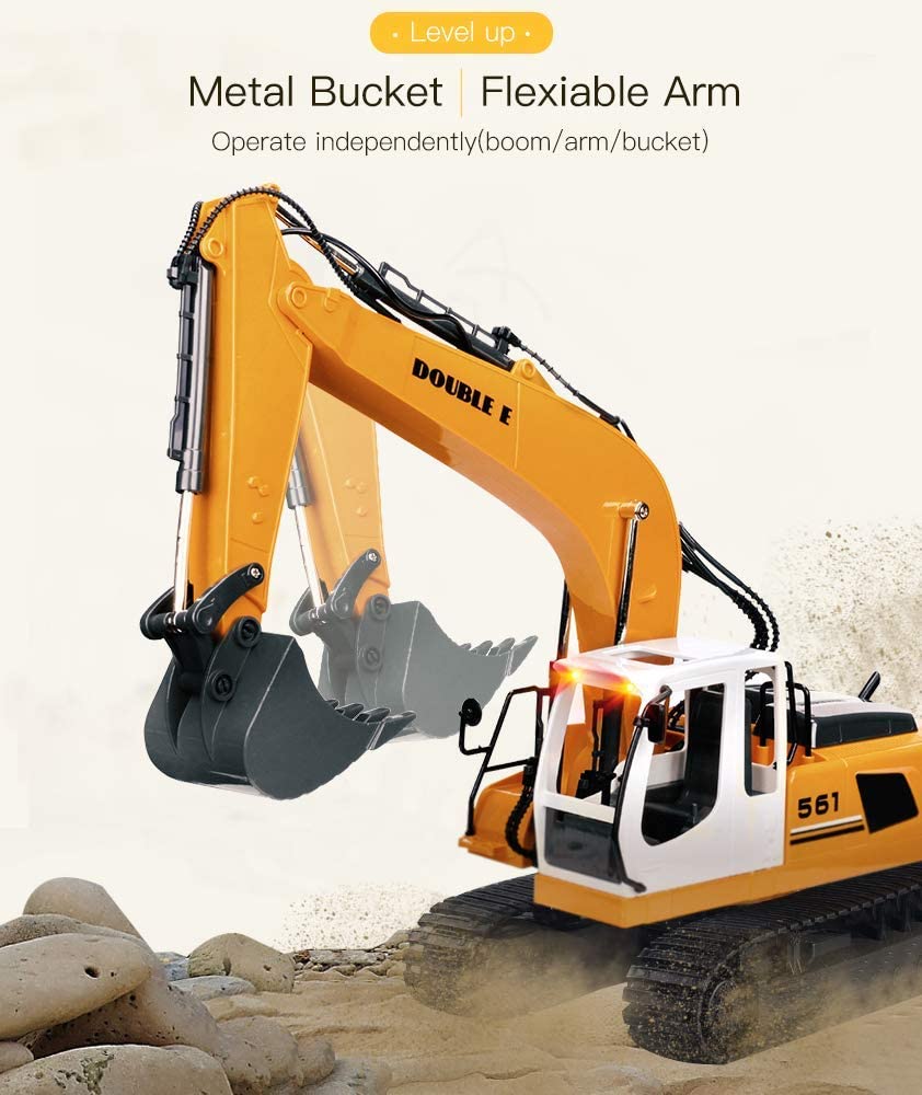 Double E Remote Control Cars & Trucks 1/16 Double E R/C Excavator E561-003