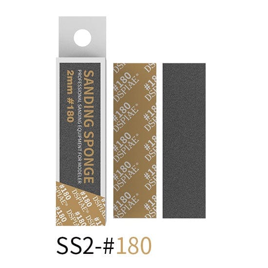 DSPIAE Scale Model Accessories 180 Grit SS2 - 2mm DSPIAE - SS Sanding Sponges (32 Options)
