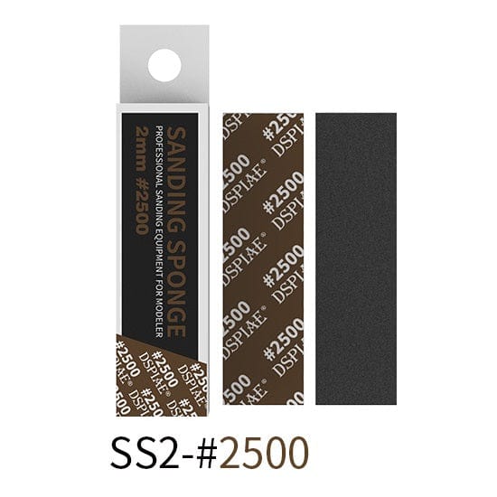 DSPIAE Scale Model Accessories 2500 Grit SS2 - 2mm DSPIAE SS2 - 2mm Sanding Sponges (12 Options)
