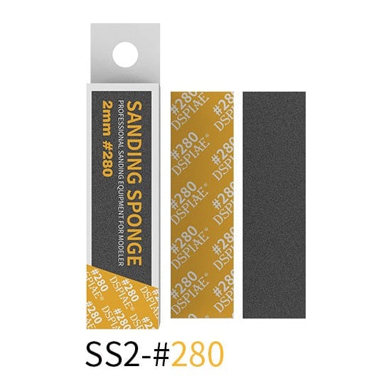 DSPIAE Scale Model Accessories 280 Grit SS2 - 2mm DSPIAE - SS Sanding Sponges (32 Options)