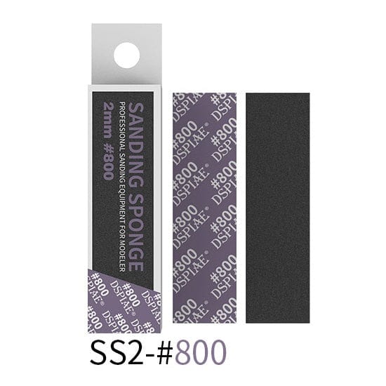DSPIAE Scale Model Accessories 800 Grit SS2 - 2mm DSPIAE - SS Sanding Sponges (32 Options)