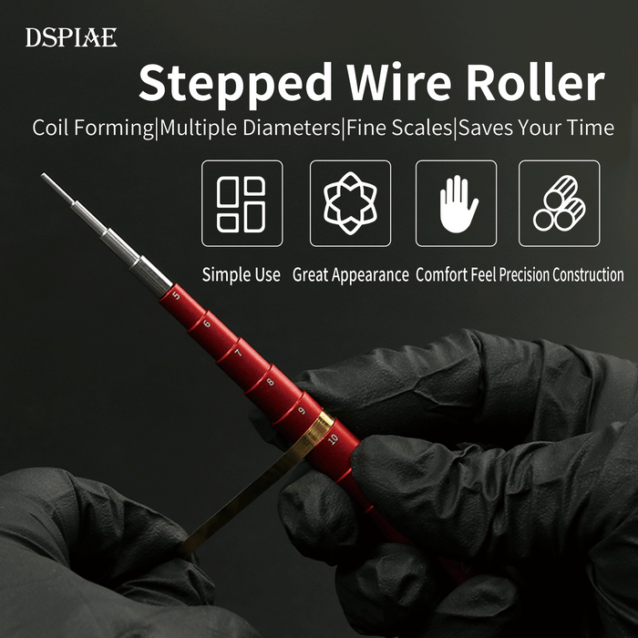 DSPIAE Scale Model Accessories DSPIAE AT-CR Aluminum Alloy Step Roller