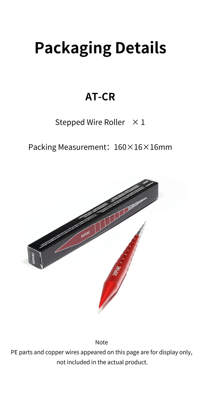 DSPIAE Scale Model Accessories DSPIAE AT-CR Aluminum Alloy Step Roller