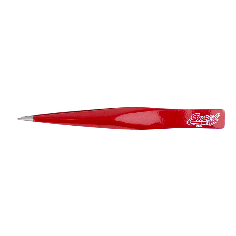 Excel Hobby Scale Model Accessories Red Excel Hollow Point Tweezers (Black, Silver, or Red)