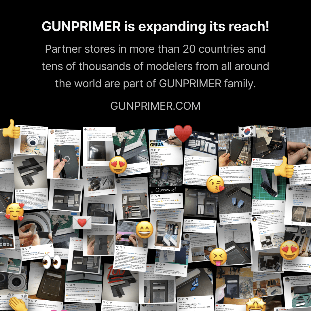 Gunprimer Scale Model Accessories Gunprimer Dust Brush Stick