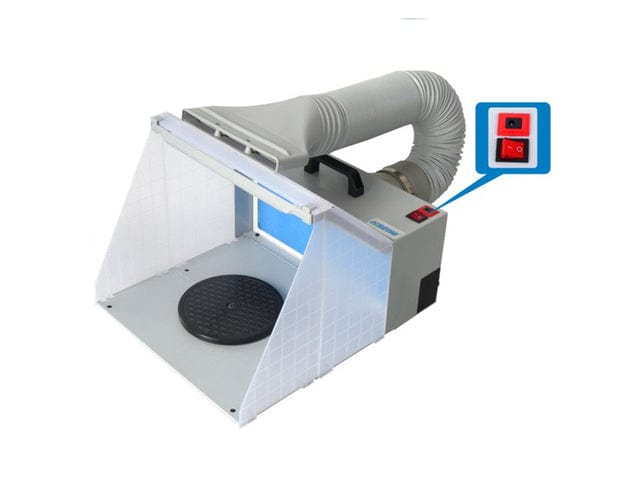 Haosheng Airbrush Accessories HS-E420DCLK Airbrush Paint Booth with LED Light