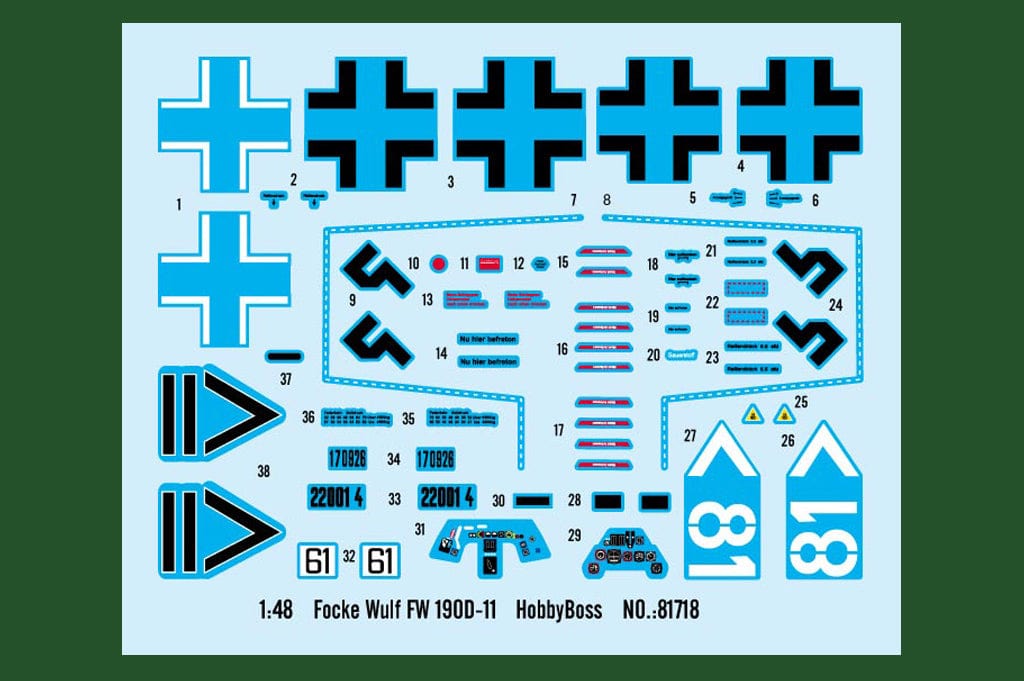Hobby Boss Scale Model Kits 1/48 Hobby Boss Focke-Wulf FW 190D-11