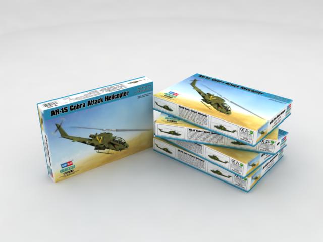 Hobby Boss Scale Model Kits 1/72 Hobby Boss AH-1S Cobra Attack Helicopter