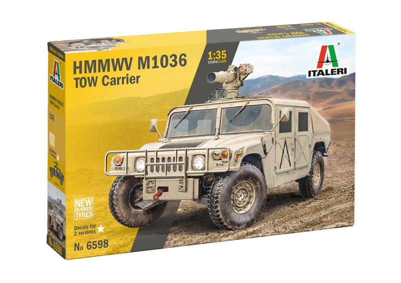 Italeri Scale Model Kits 1/35 Italeri HMMWV M966 TOW Carrier