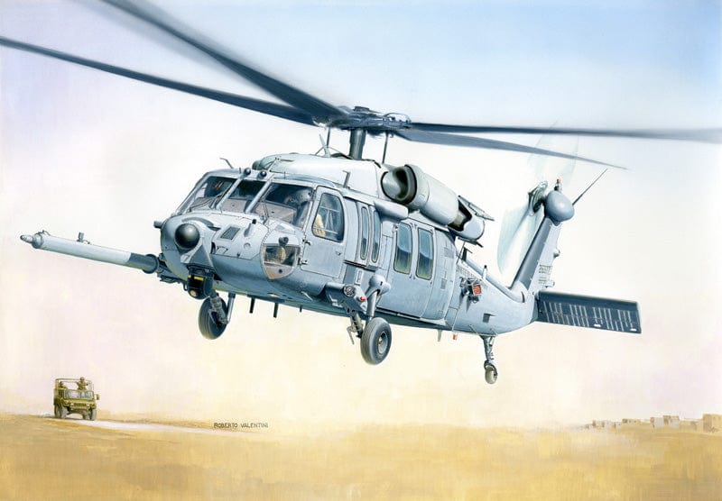 Italeri Scale Model Kits 1/48 Italeri MH-60K Blackhawk SOA
