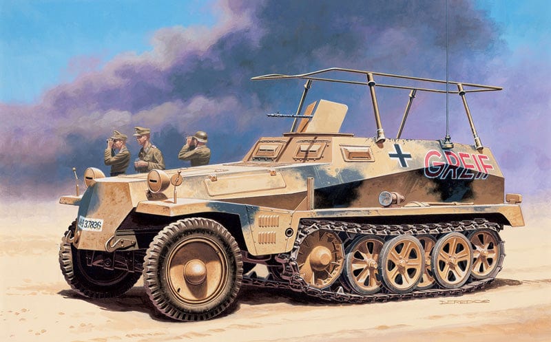 Italeri Scale Model Kits 1/72 Italeri Sd.Kfz.250/3