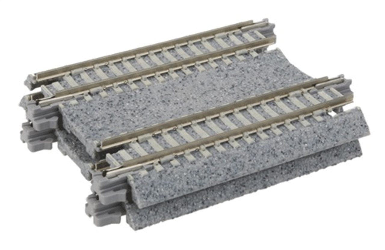 Kato Toy Train Accessories Kato N Scale 20-042 Unitrack 62mm (2 7/16") Concrete Tie Double Track Straight - 2 pcs