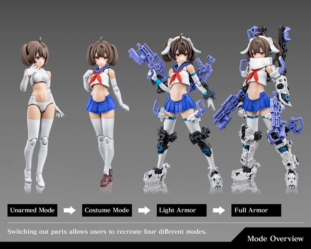 Kotobukiya Scale Model Kits Megami Device KP682 Buster Doll Gunner