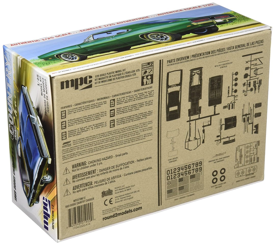 MPC Scale Model Kits 1/25 MPC 1969 Dodge Country Charger R/T