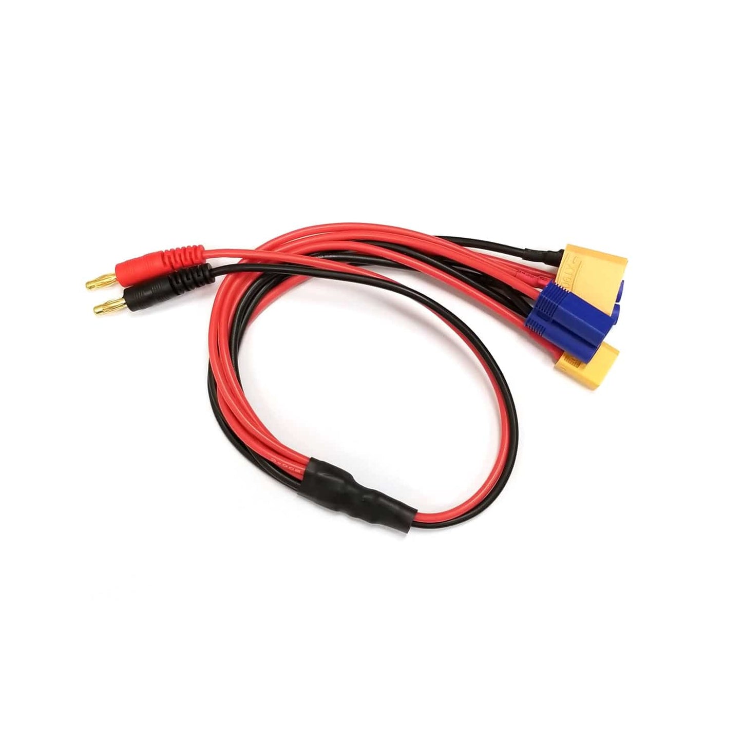 Racer's Edge Battery Accessories Racer's Edge 4-Function Charge Adapter to Male 4mm Bullets (XT60, XT90, EC3, EC5)